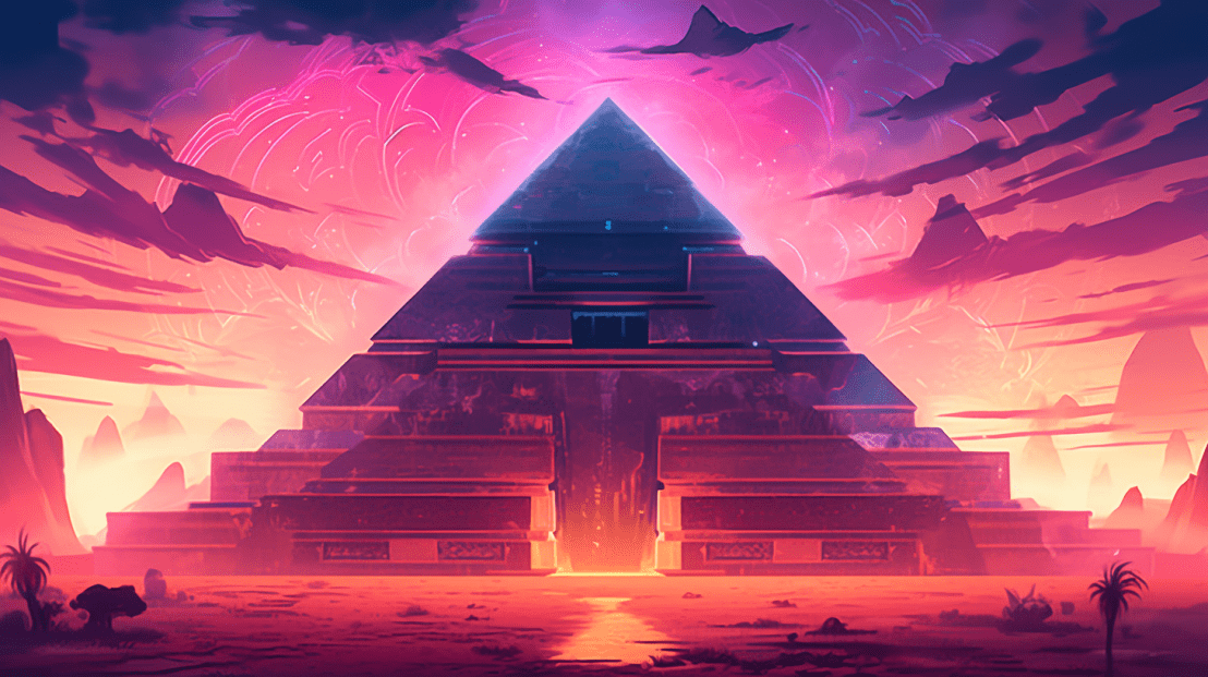 La pyramide d'Amenemhat Ier